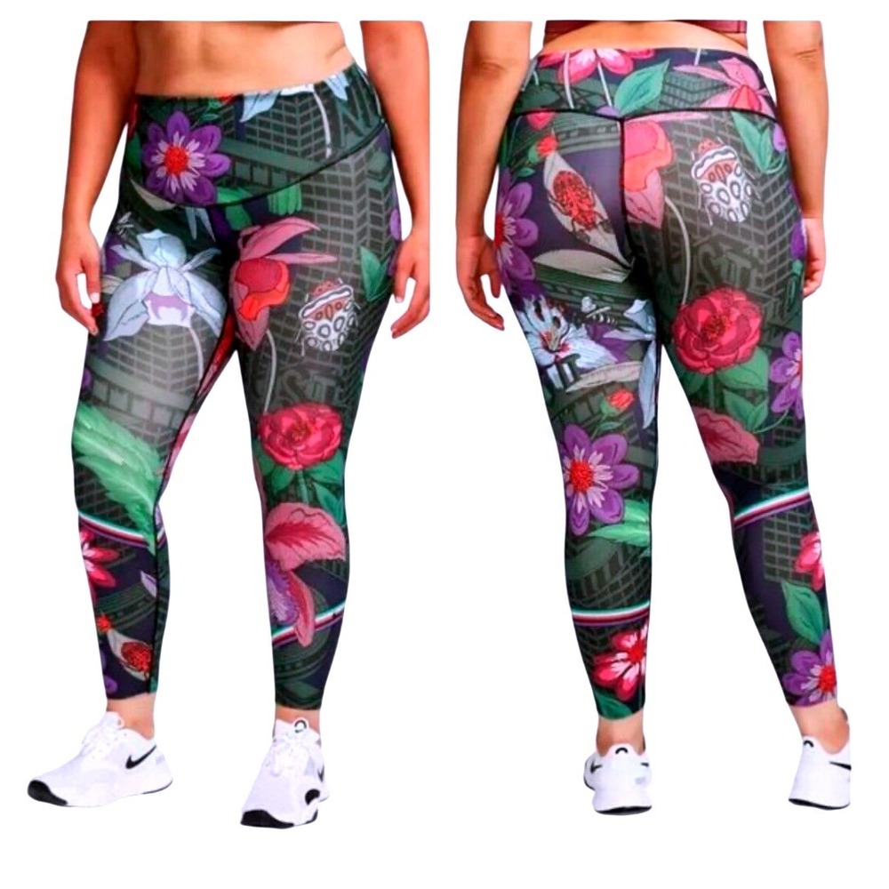 Nike Dri Fit One Icon Clash Tights Leggings‎ 2X EXCELLENT CONDITION